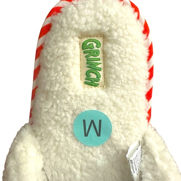 NEW The Grinch Dr. Seuss Women’s Holiday Slippers, Women Size M (7/8) - Picture 4 of 5